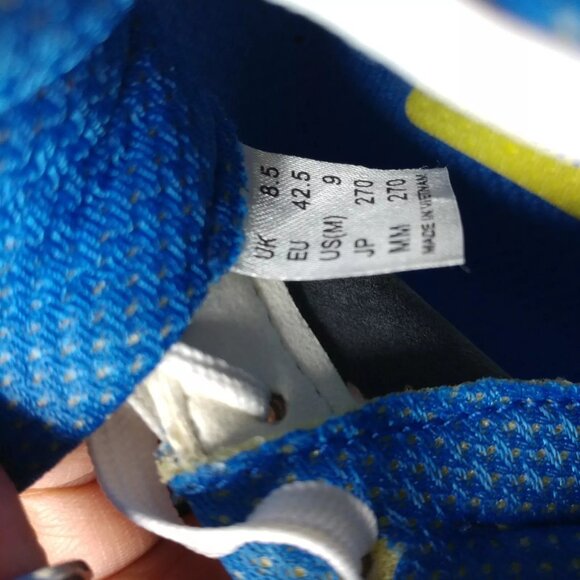 Helly Hansen Mens 9 Shoes Blue White Athletic Sneakers Sport Trainers NO INSOLES - Picture 7 of 10